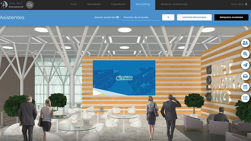 sala de espera de congreso